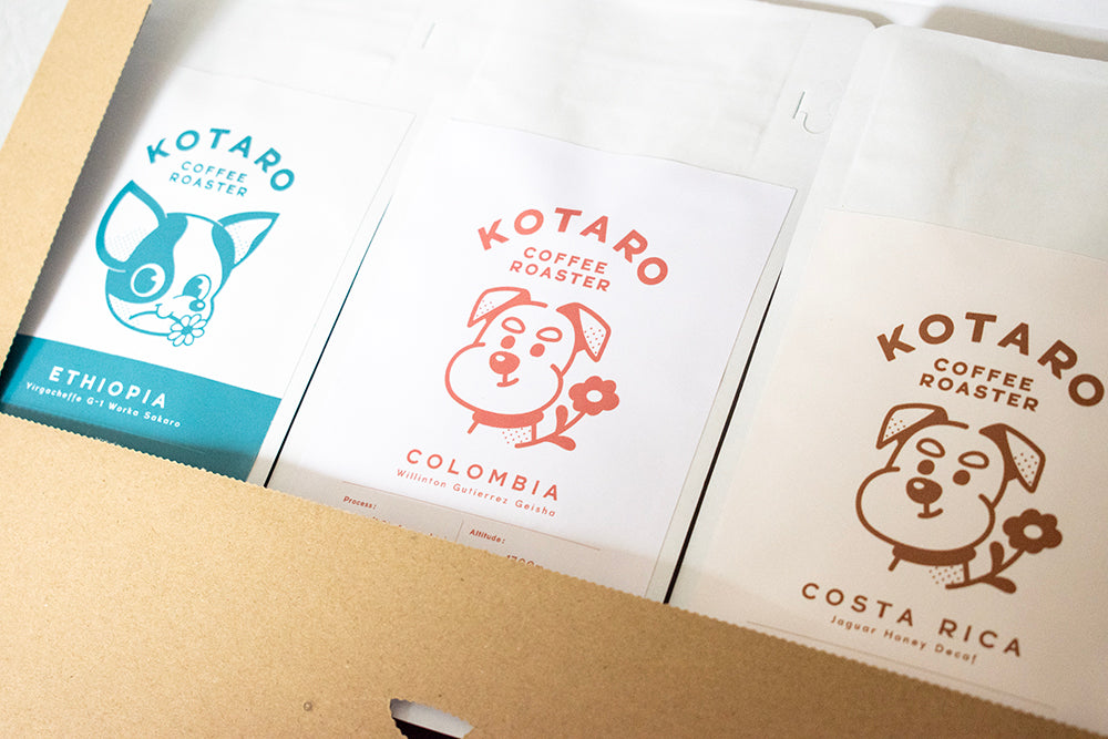 KOTARO COFFEEのコーヒー豆飲み比べセット