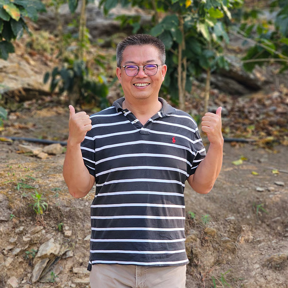 中浅煎り 中国 雲南 かもめの天空農園 ナチュラル ダブルファーメンテーション コーヒー豆